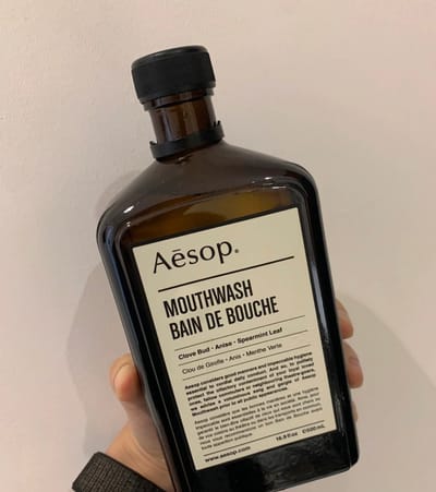 漱口水颜值天花板Aesop，不会辣流眼泪🥲